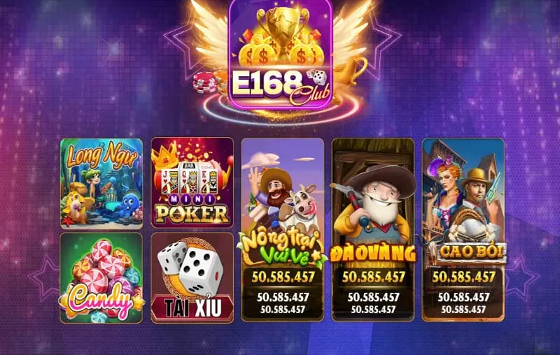 E168 Club - Cổng game bài đẳng cấp - Săn tiền cực chất - 789 Club