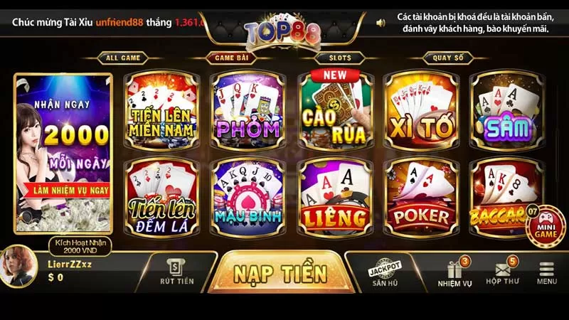 Tổng qua chi tiết về nhà cái TOP88 - Sự lựa chọn của nhiều game thủ - 789Club