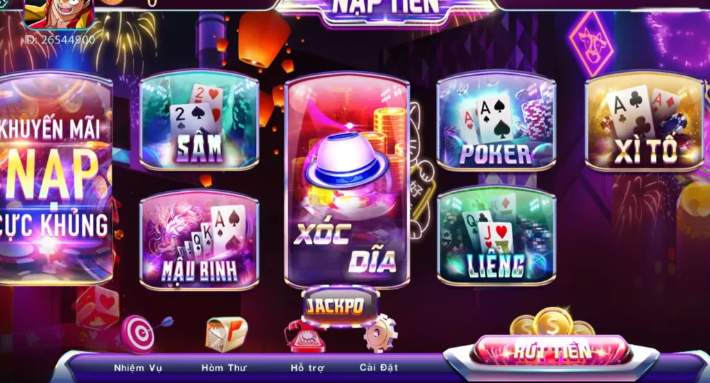 Đa dạng trò chơi tại cổng game 789club